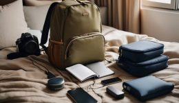 organise electronics travel backpack
